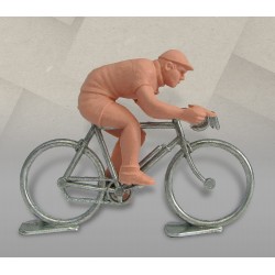 Cycliste dissociable plastique (sprinteur) + vélo métal, 1/32