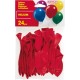 ballons hélium rouge (x24)