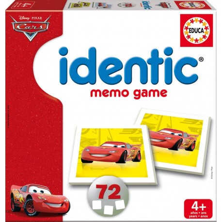 Identic memo game cars