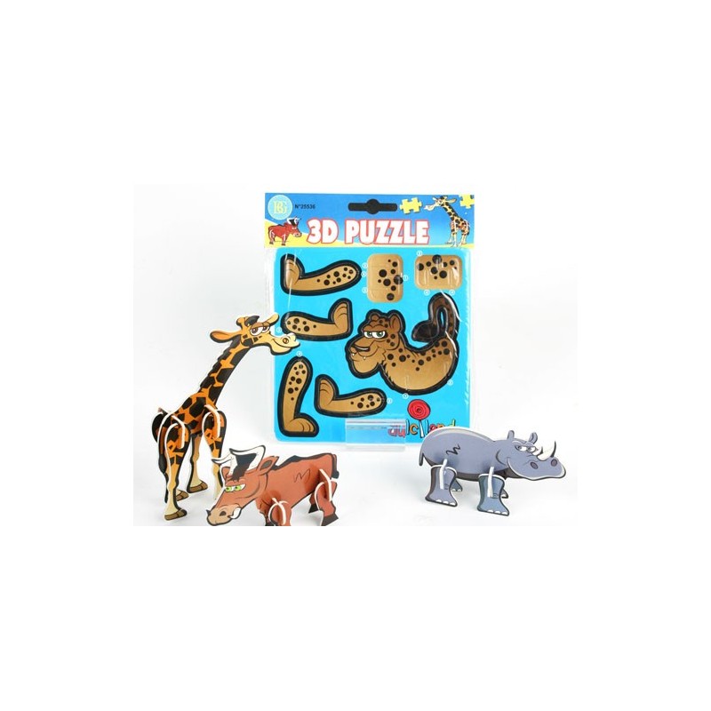 Puzzle animal zoo 3D
