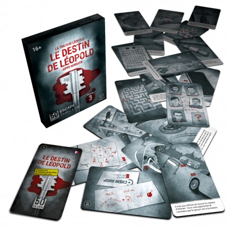 Le Destin de Léopold, 50 escape thriller, Black Rock Games