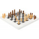 Jeu de Dames et échecs, jeux en bois 2 en 1